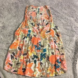 HANG TEN • button down flowy tank-top